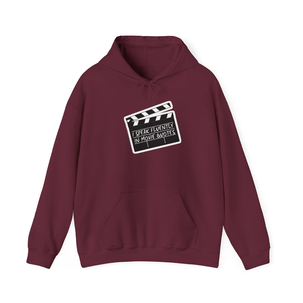 “Speak Fluent in Movie Quotes” Movie Lover Hoodie