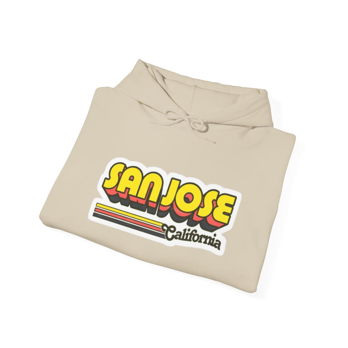 San Jose California Retro Graphic Hoodie