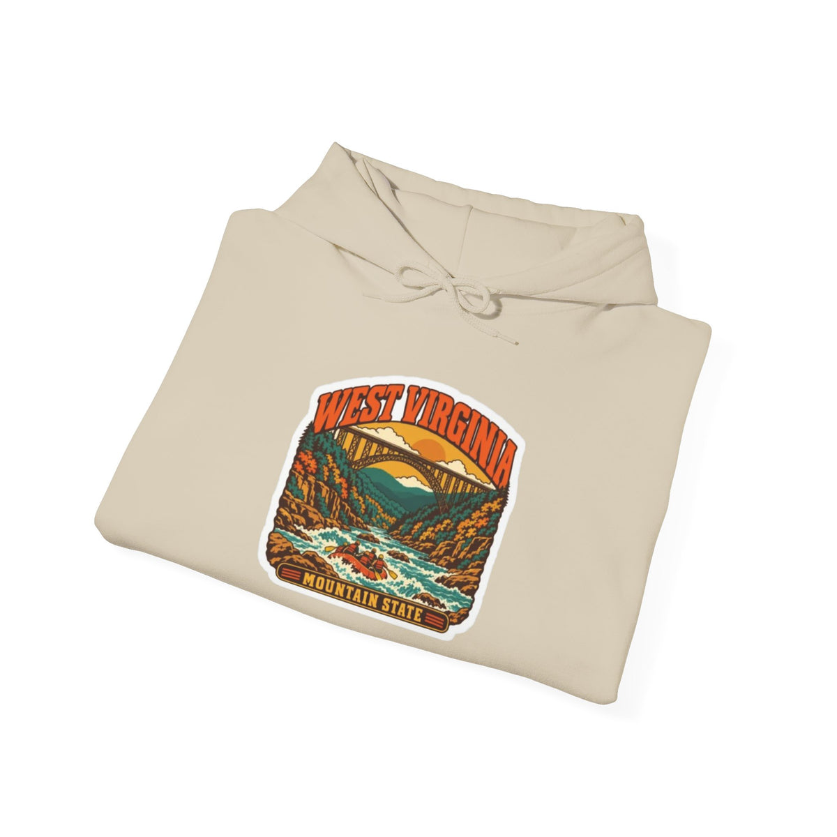 West Virginia Mountain Landscape Hoodie