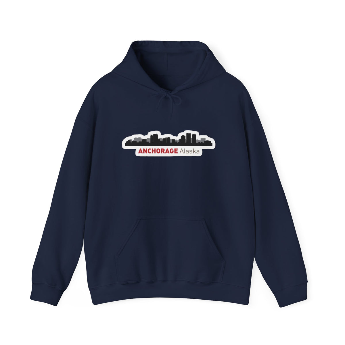 Anchorage Alaska Skyline Hoodie