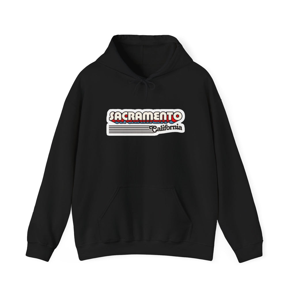 Sacramento California Retro Graphic Hoodie