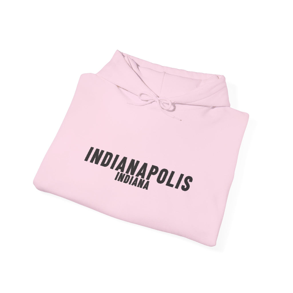 Indianapolis Indiana City Text Hoodie