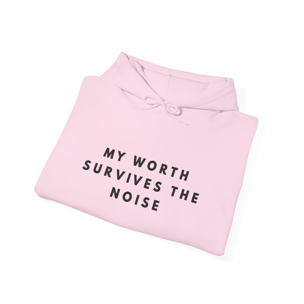 My Worth Survives the Noise Hoodie