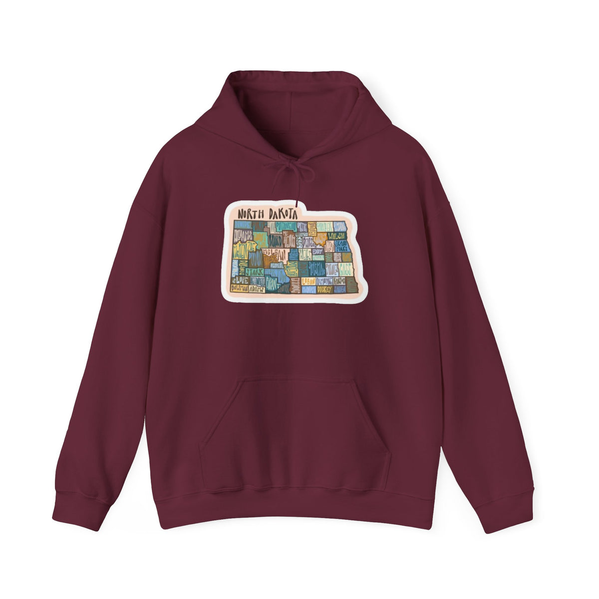 North Dakota Graphic Hoodie