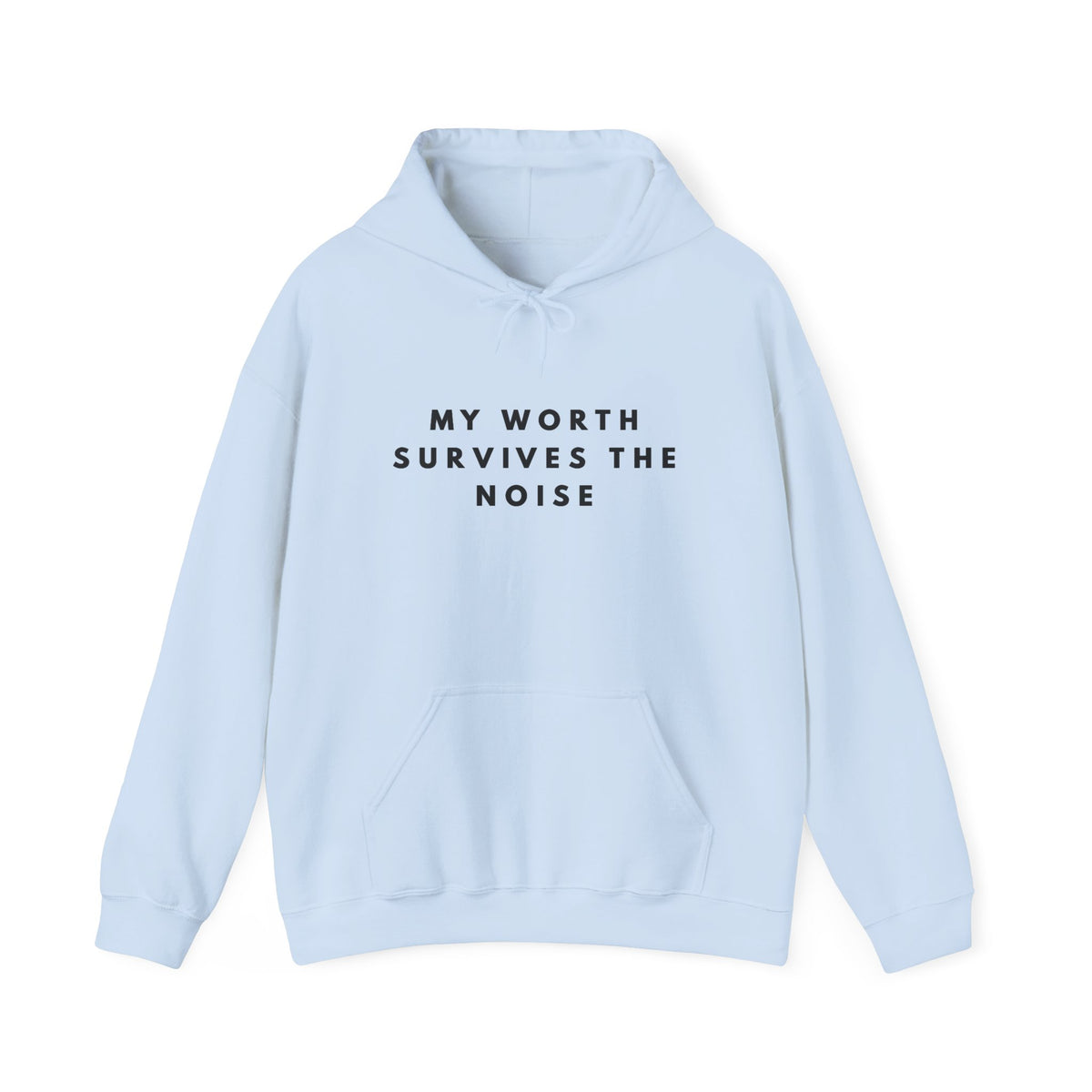 My Worth Survives the Noise Hoodie