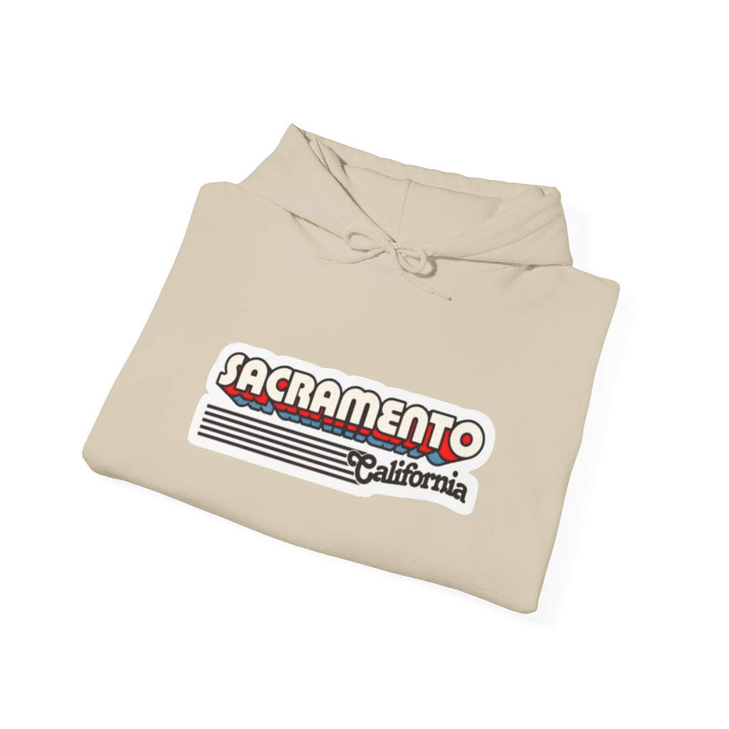 Sacramento California Retro Graphic Hoodie