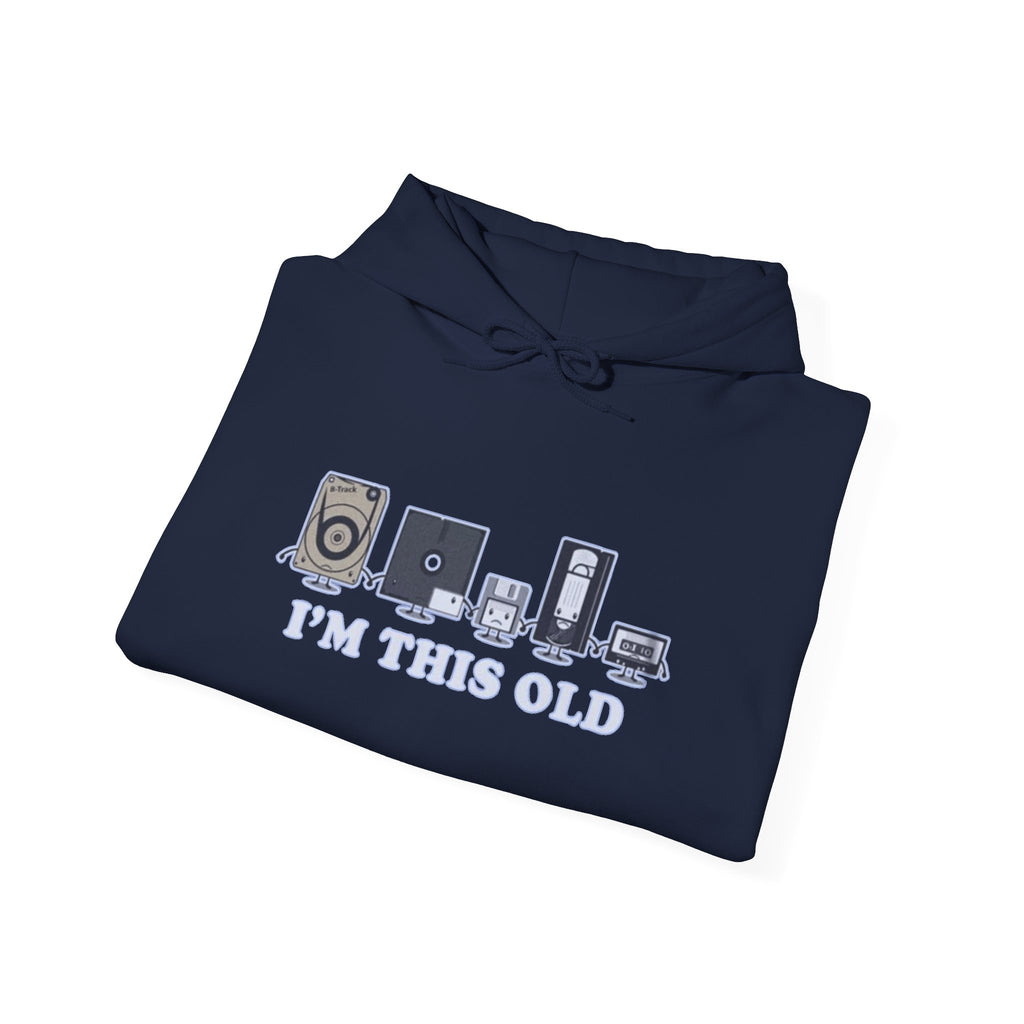 I’m This Old Funny Vintage-Inspired Unisex Hoodie
