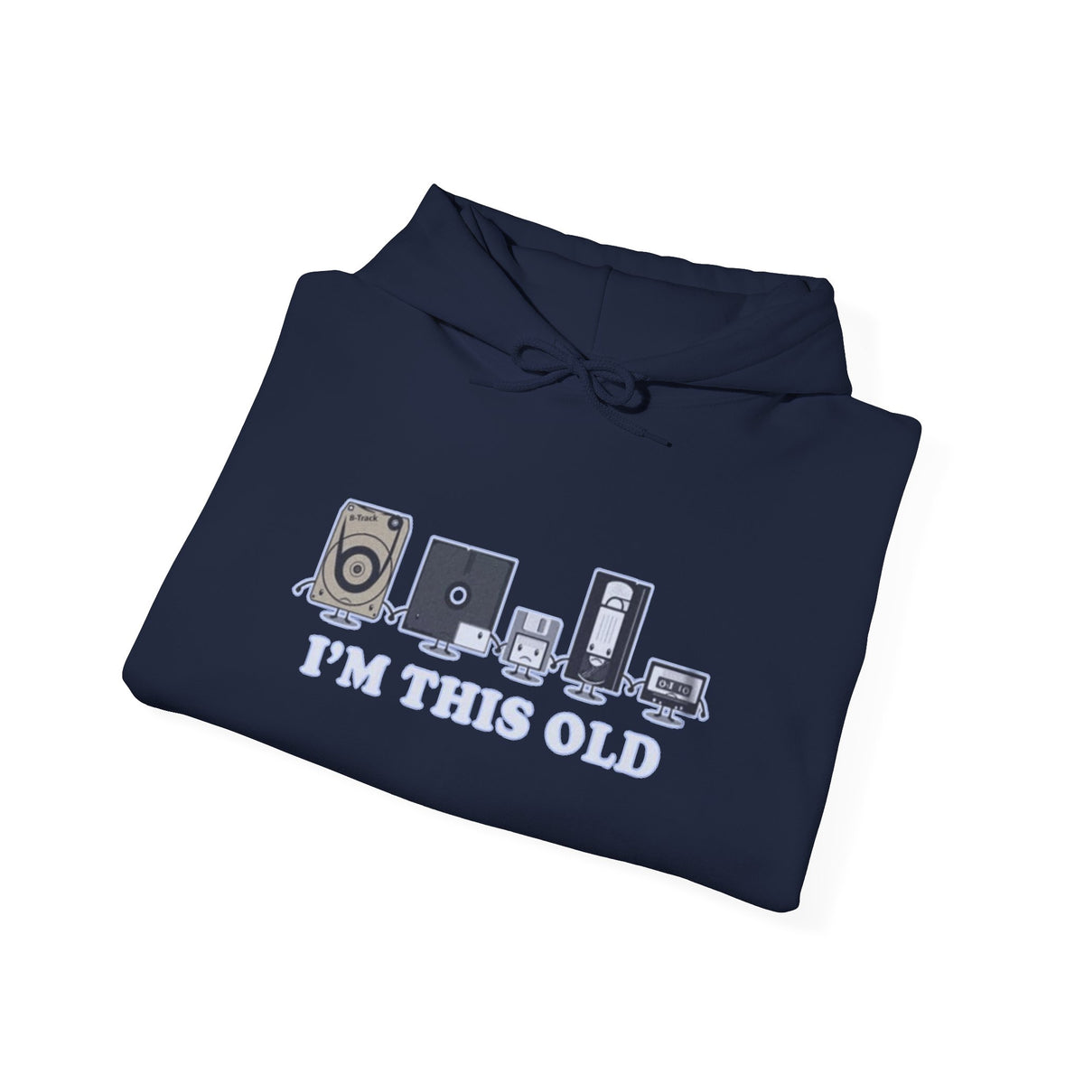 I’m This Old Funny Vintage-Inspired Unisex Hoodie