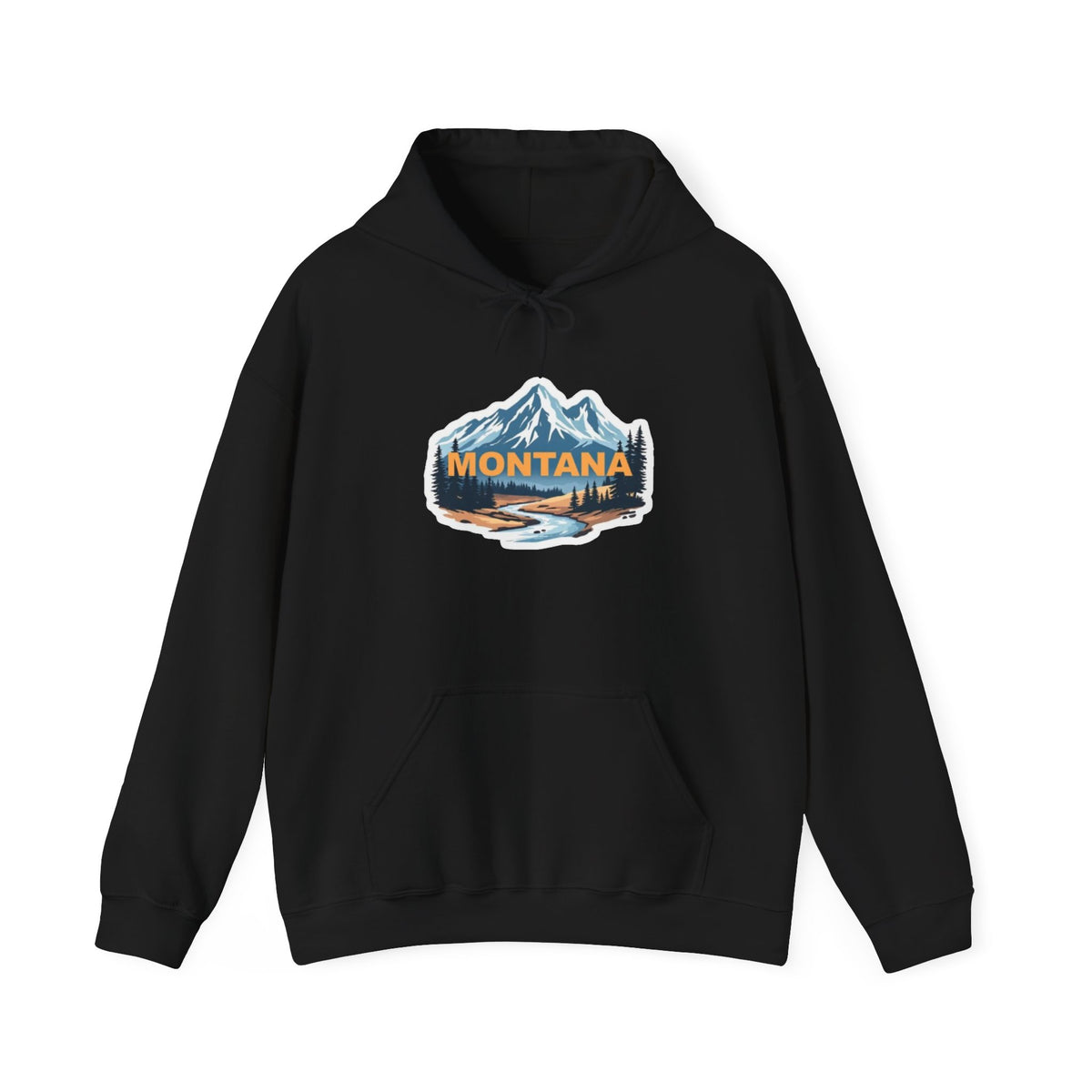 Montana Mountain Graphic Hoodie