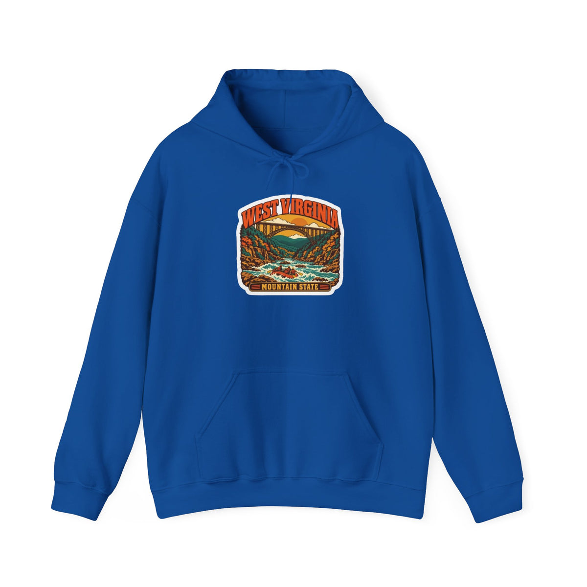 West Virginia Mountain Landscape Hoodie