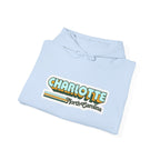 Charlotte North Carolina Retro Graphic Hoodie