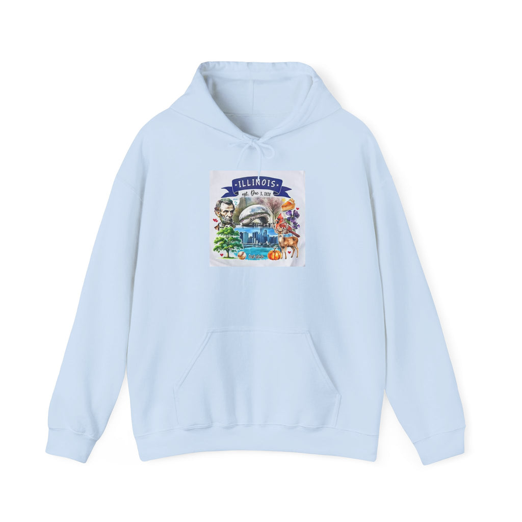 llinois State Themes and Landmarks Hoodie