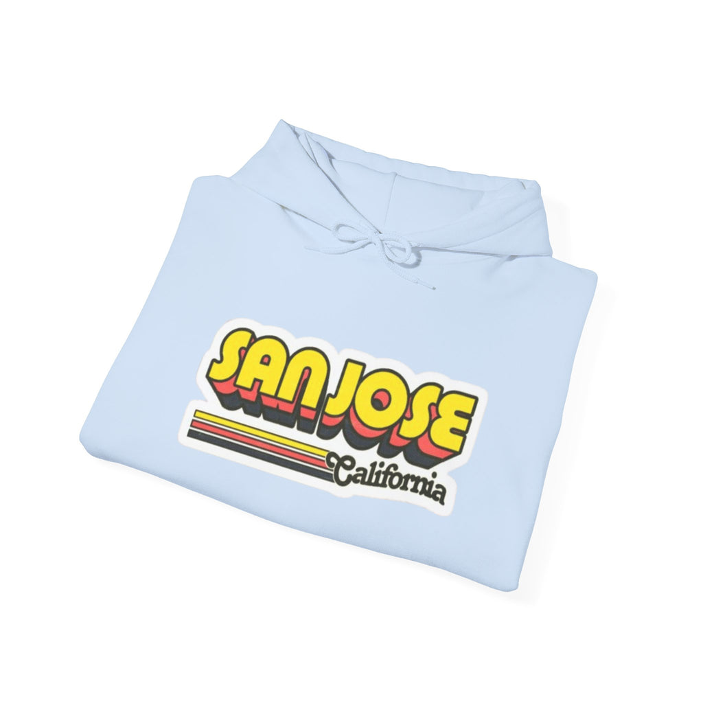 San Jose California Retro Graphic Hoodie