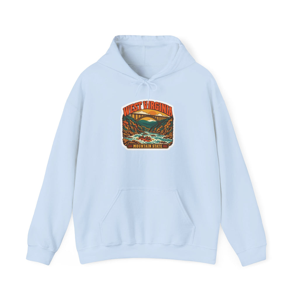 West Virginia Mountain Landscape Hoodie