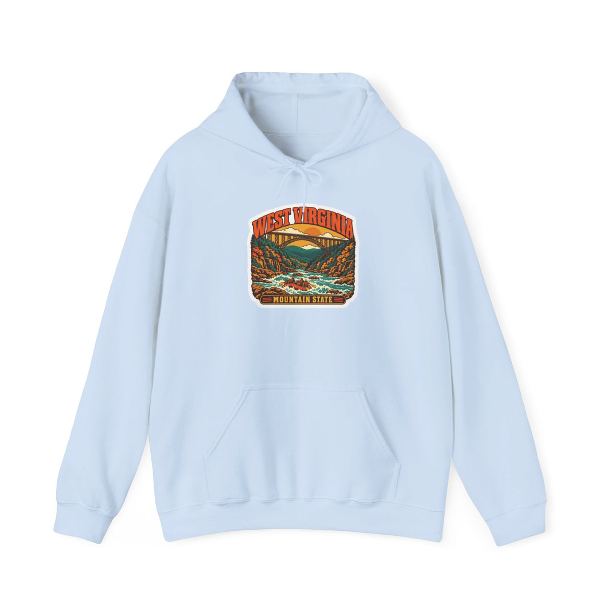 West Virginia Mountain Landscape Hoodie