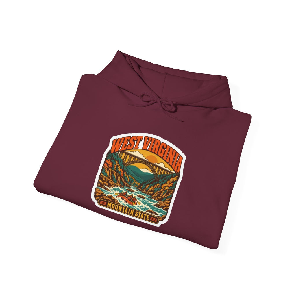 West Virginia Mountain Landscape Hoodie