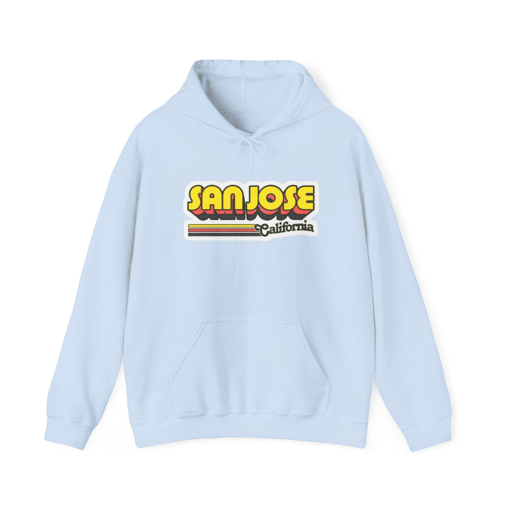 San Jose California Retro Graphic Hoodie