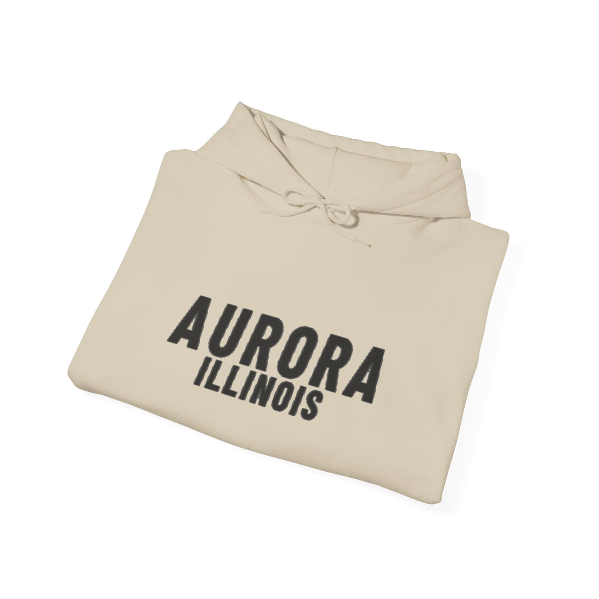 Aurora Illinois Text Hoodie