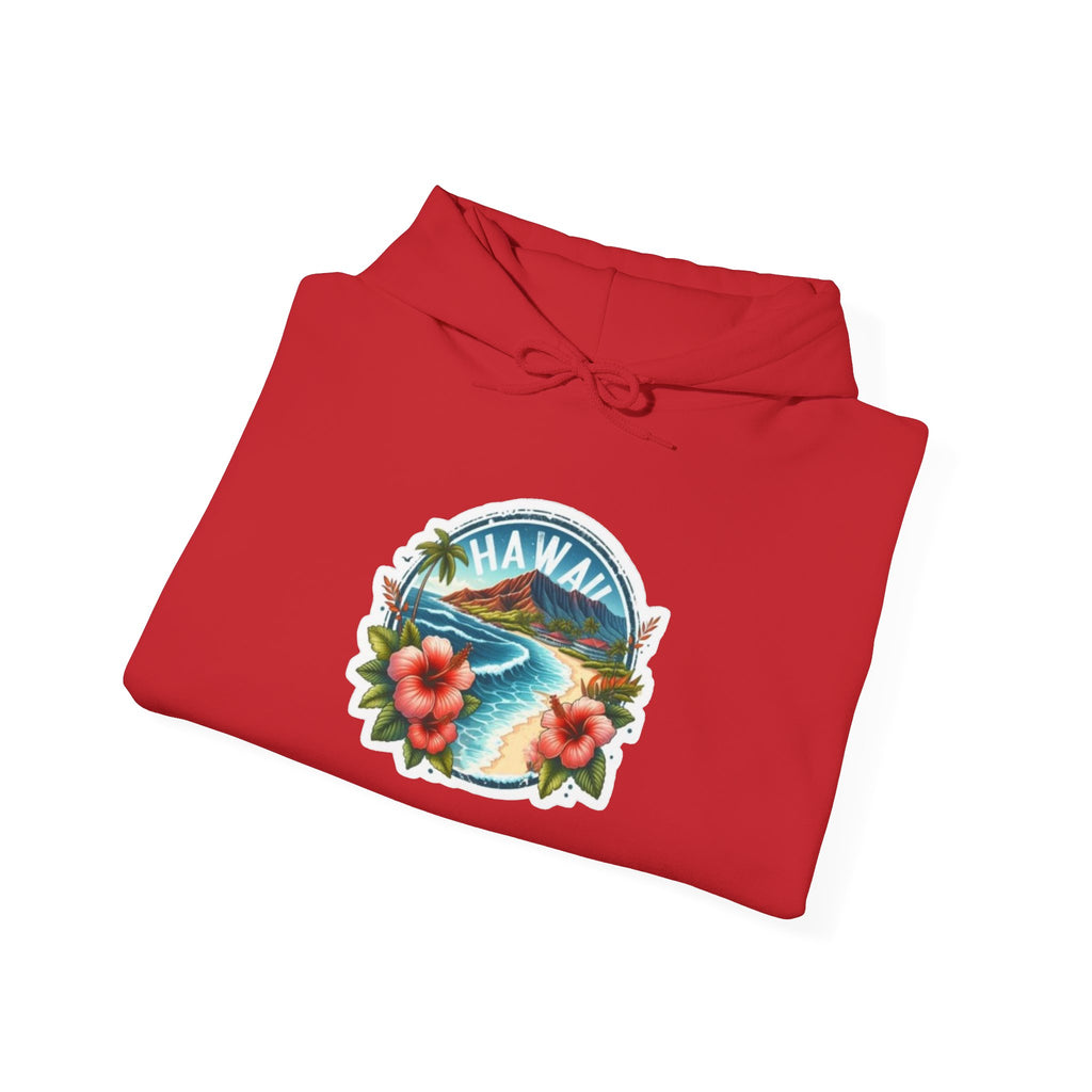 Hawaii Tropical Island Floral Hoodie