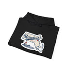 Massachusetts Map Souvenir Hoodie