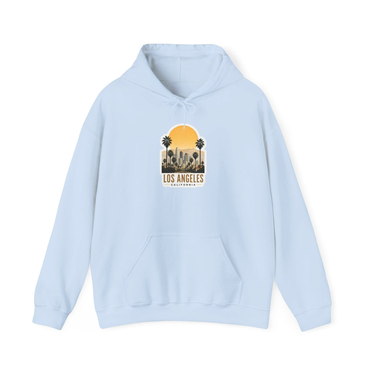 Los Angeles Sunset Palm Trees Hoodie