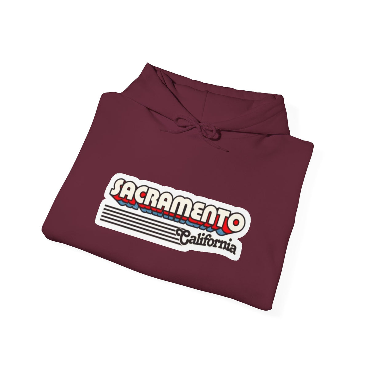 Sacramento California Retro Graphic Hoodie