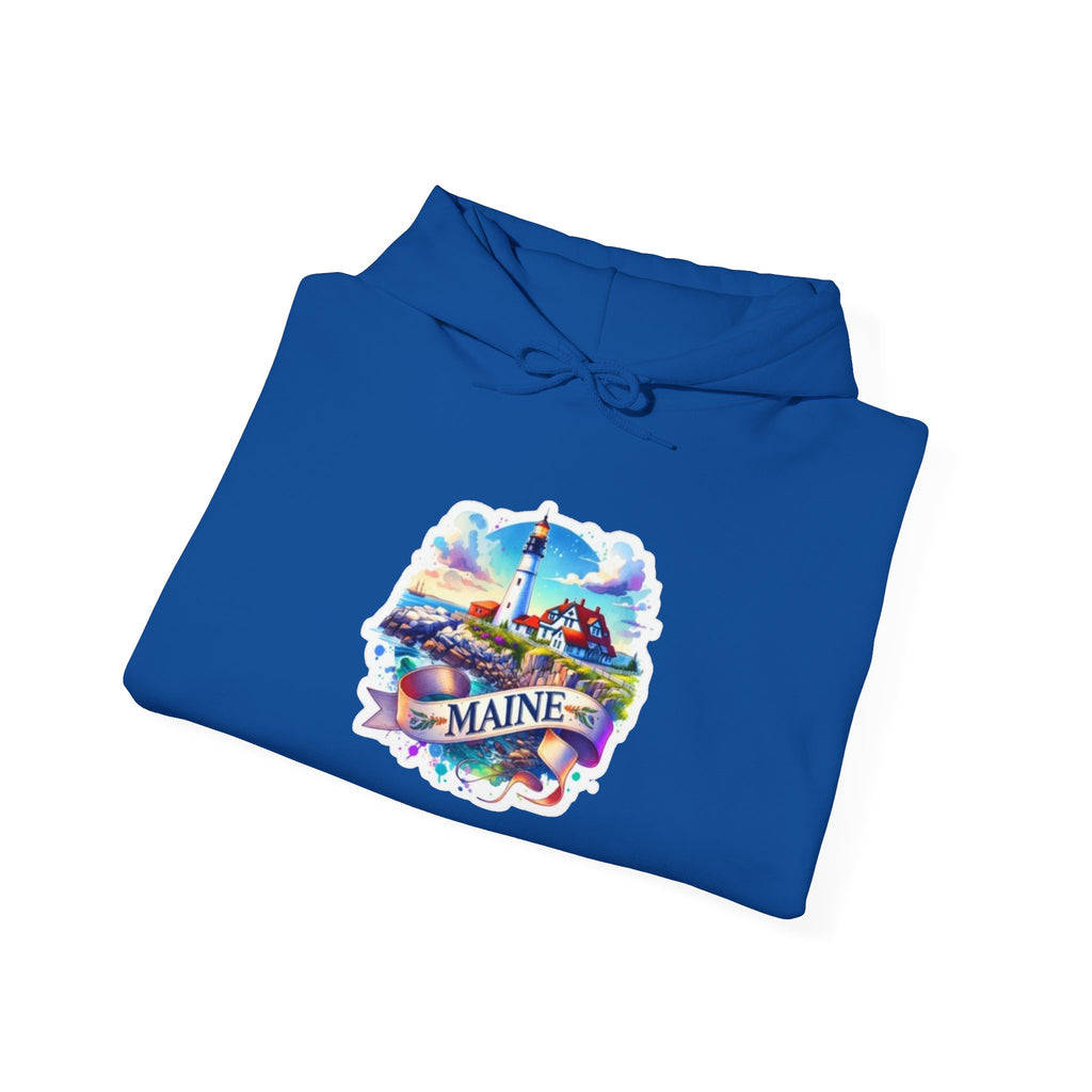 Maine Coastal Adventure Graphic Hoodie