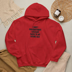 “I Don’t Procrastinate, I Delegate Tasks to My Future Self” Motivation Unisex Hoodie