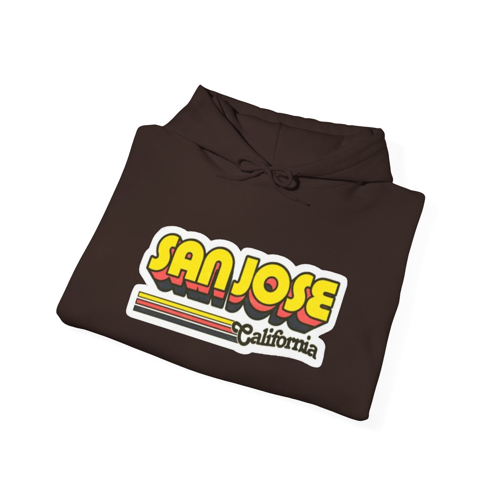 San Jose California Retro Graphic Hoodie