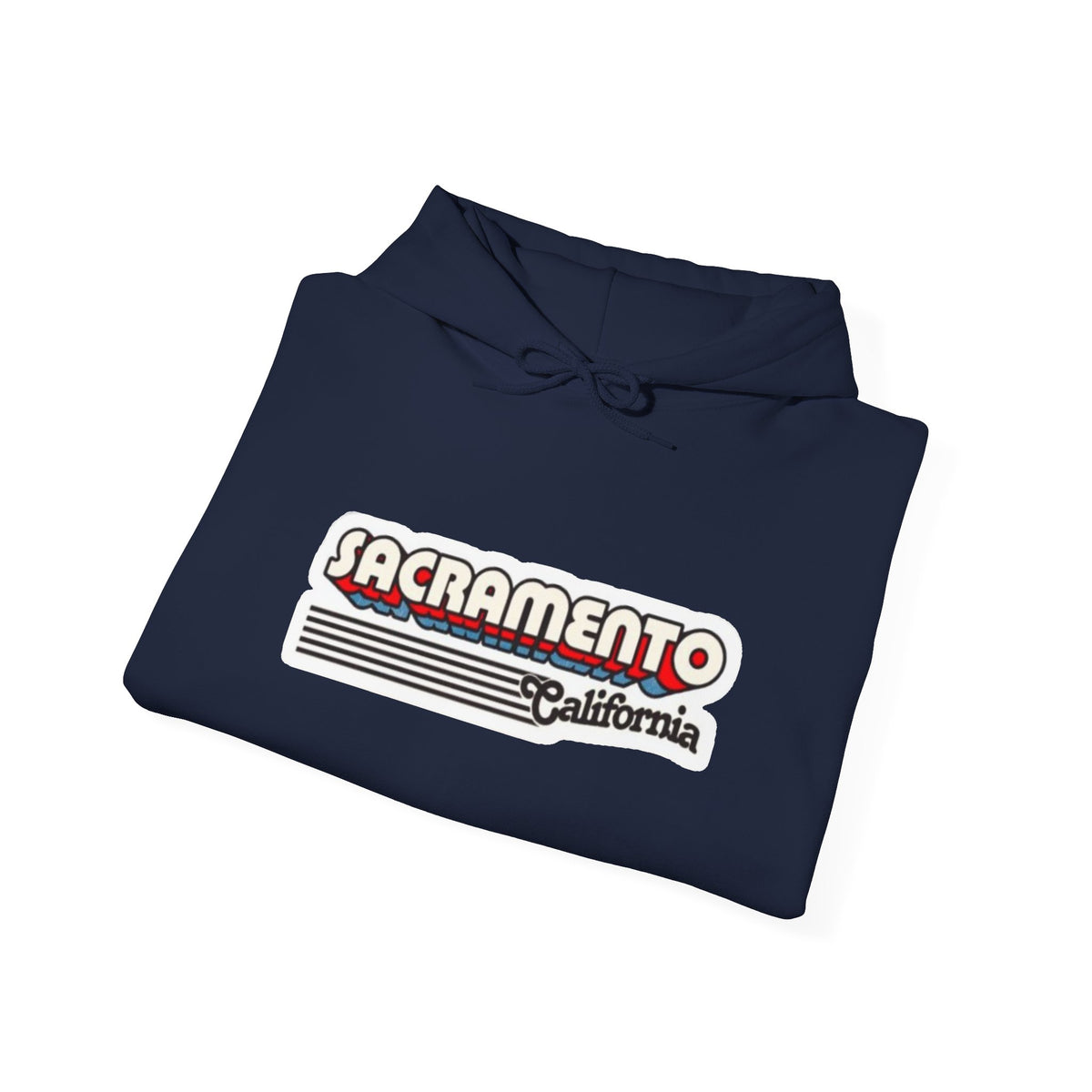 Sacramento California Retro Graphic Hoodie