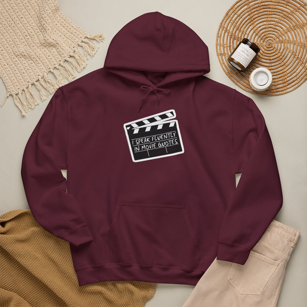 “Speak Fluent in Movie Quotes” Movie Lover Hoodie