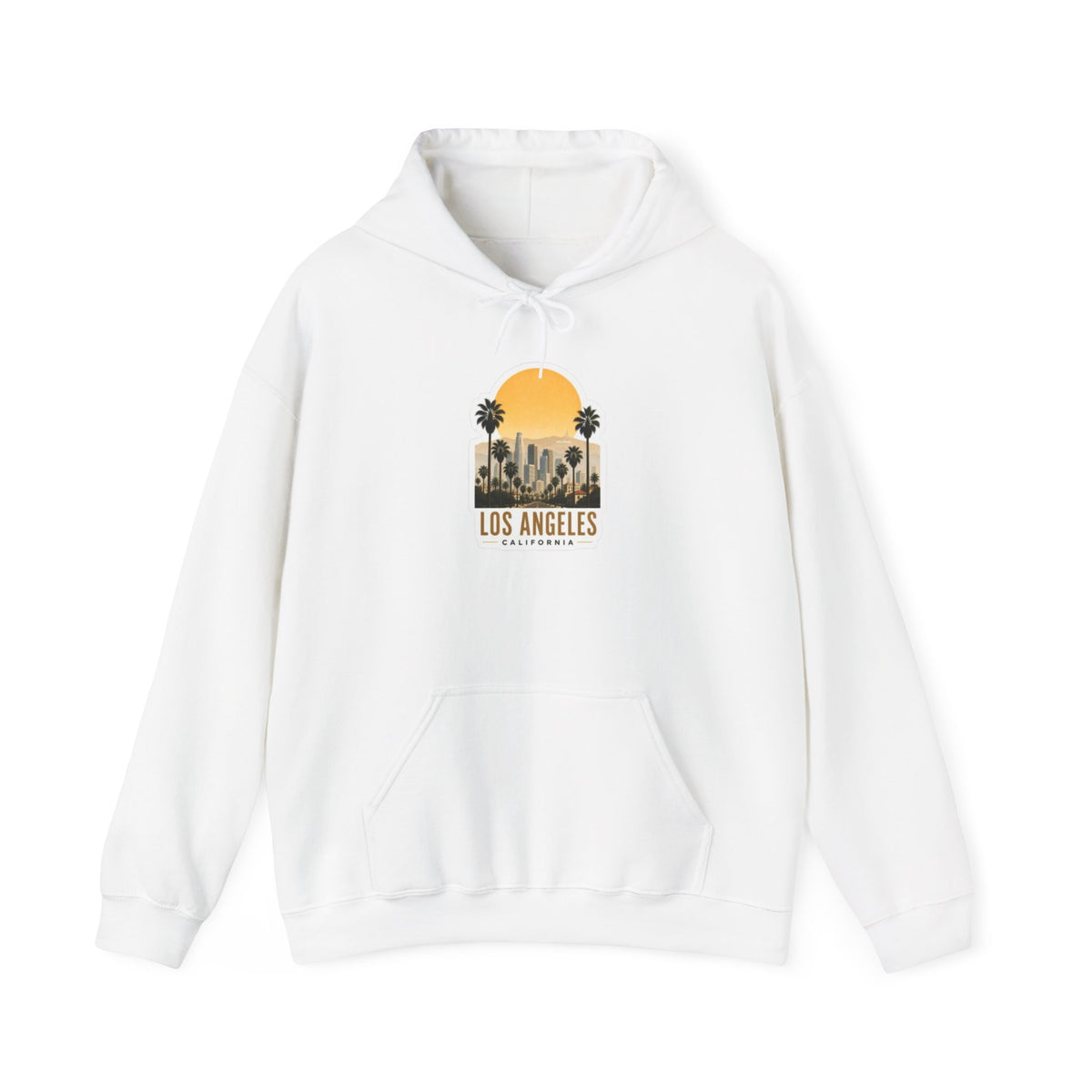 Los Angeles Sunset Palm Trees Hoodie