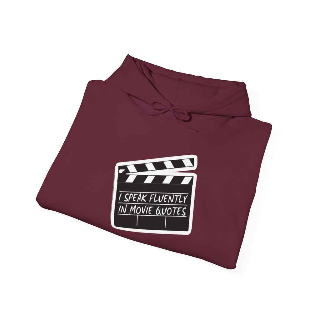 “Speak Fluent in Movie Quotes” Movie Lover Hoodie