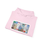 Wyoming License Plate Graphic Hoodie