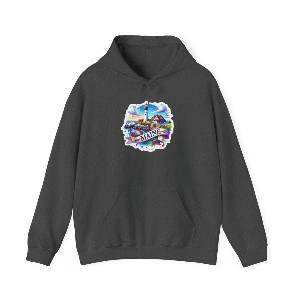 Maine Coastal Adventure Graphic Hoodie