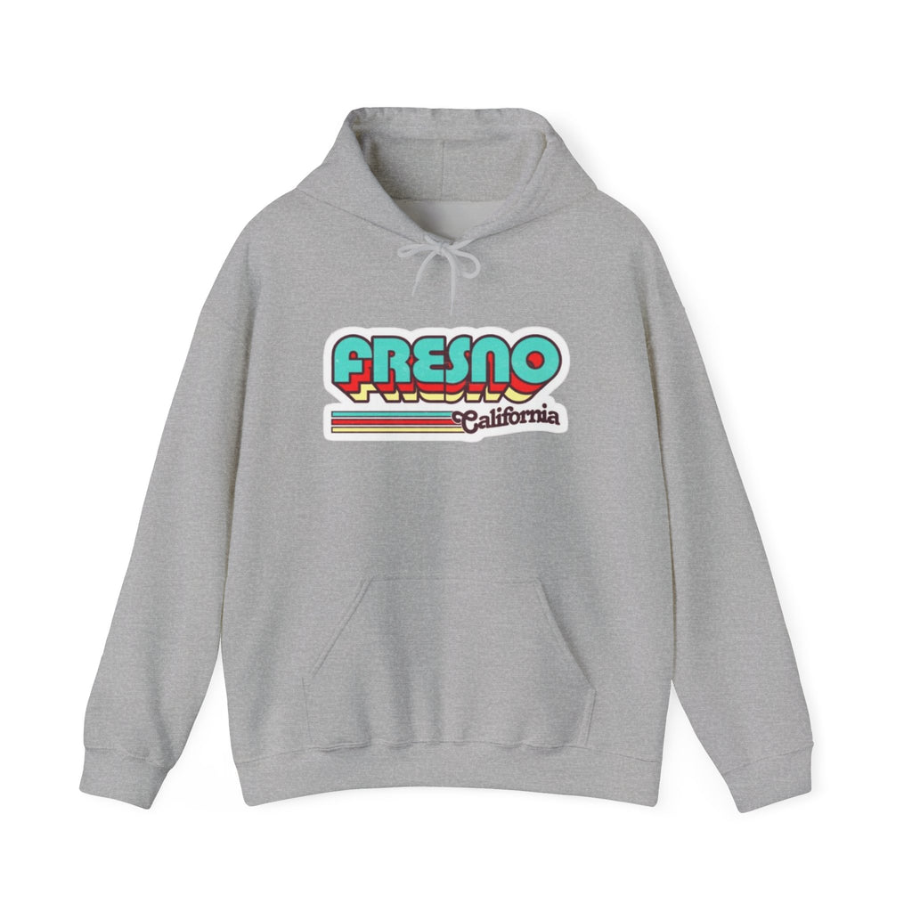 Fresno California Retro Graphic Hoodie