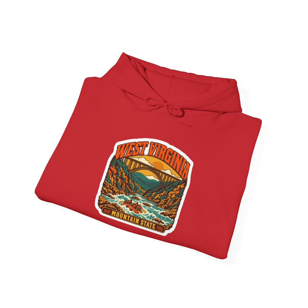 West Virginia Mountain Landscape Hoodie
