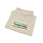 Charlotte North Carolina Retro Graphic Hoodie