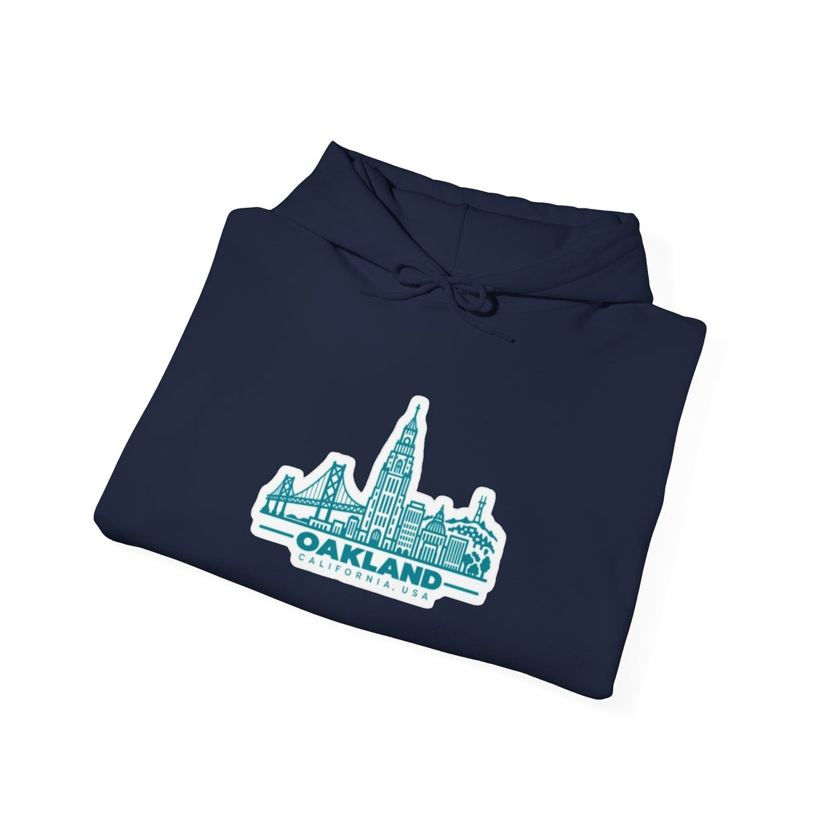 Oakland California Skyline Hoodie