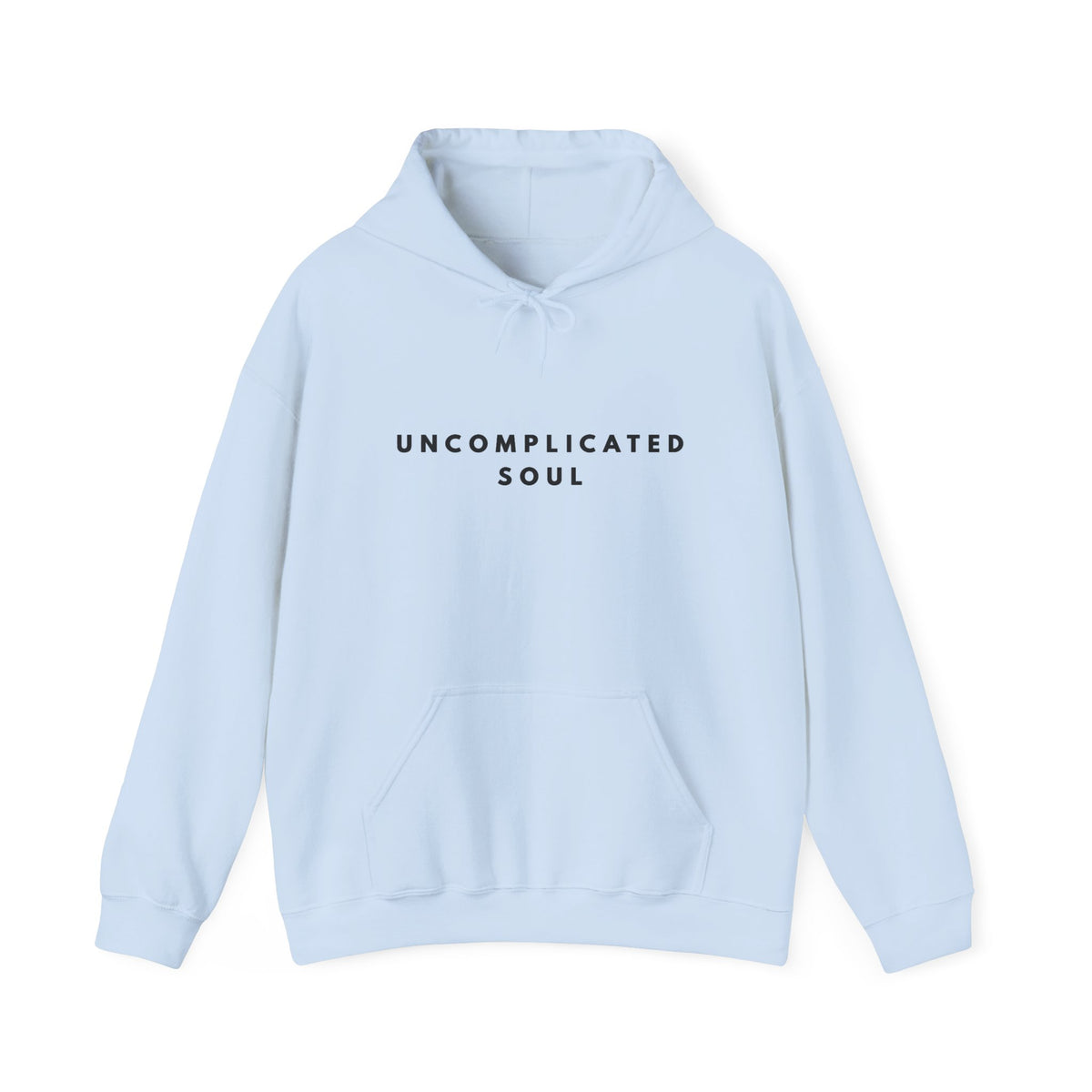 Uncomplicated Soul Minimalist Graphic Hoodie