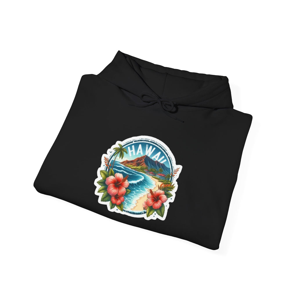Hawaii Tropical Island Floral Hoodie