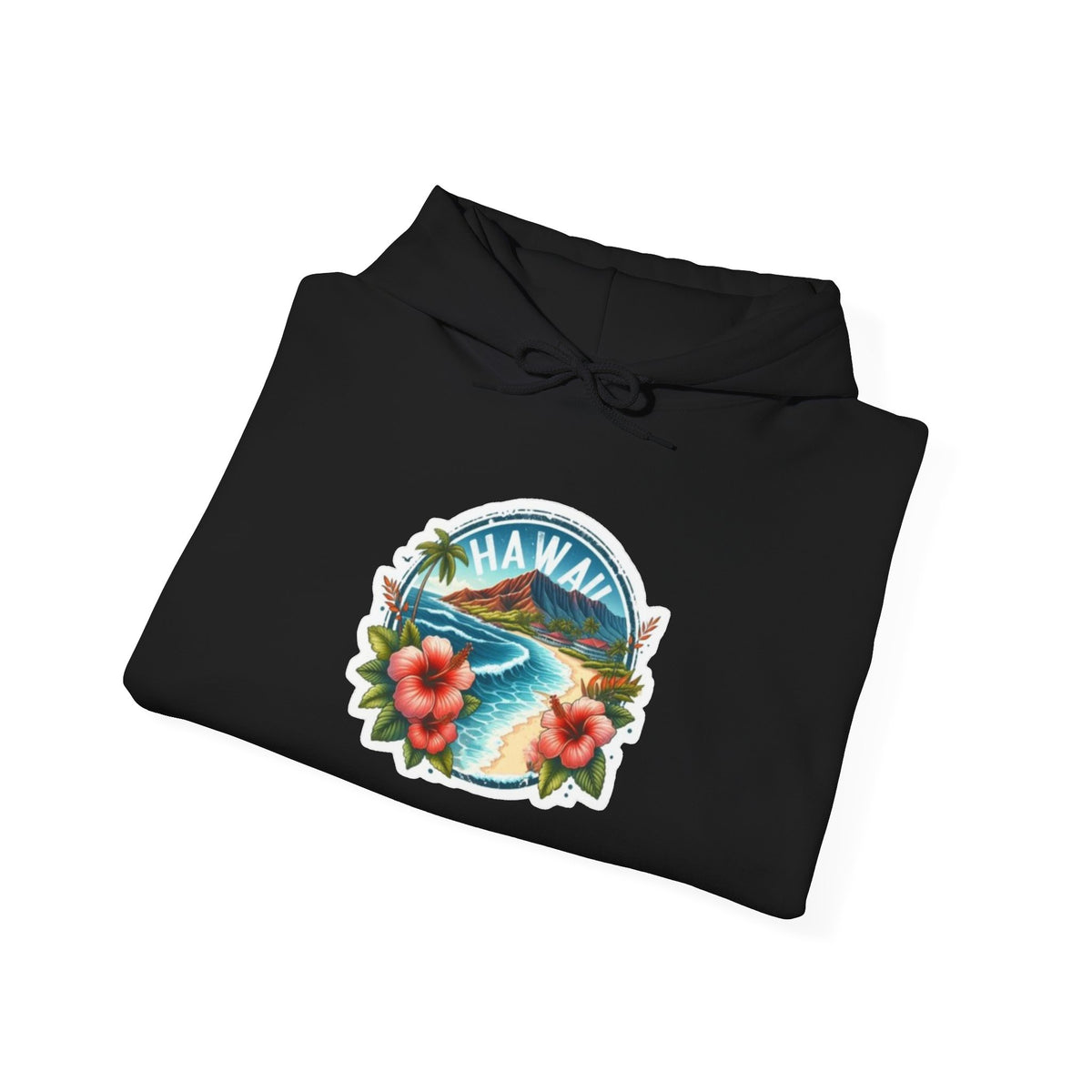 Hawaii Tropical Island Floral Hoodie