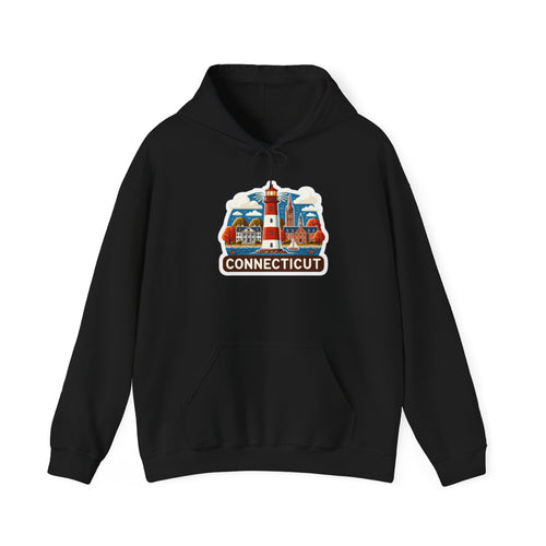 Connecticut Lighthouse Souvenir Hoodie