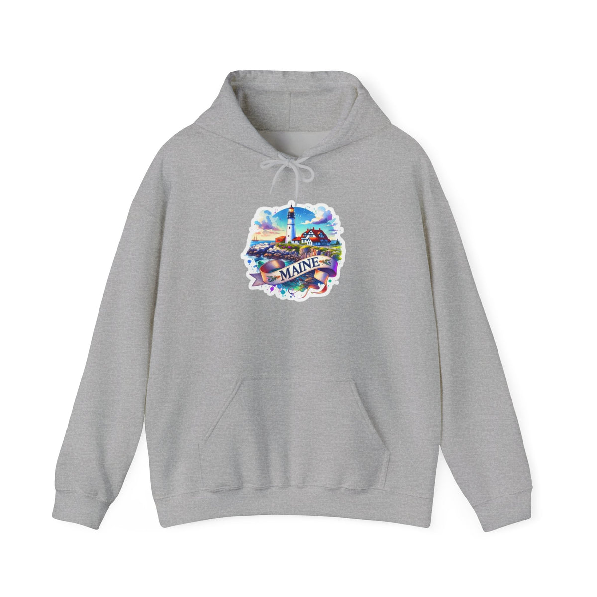 Maine Coastal Adventure Graphic Hoodie