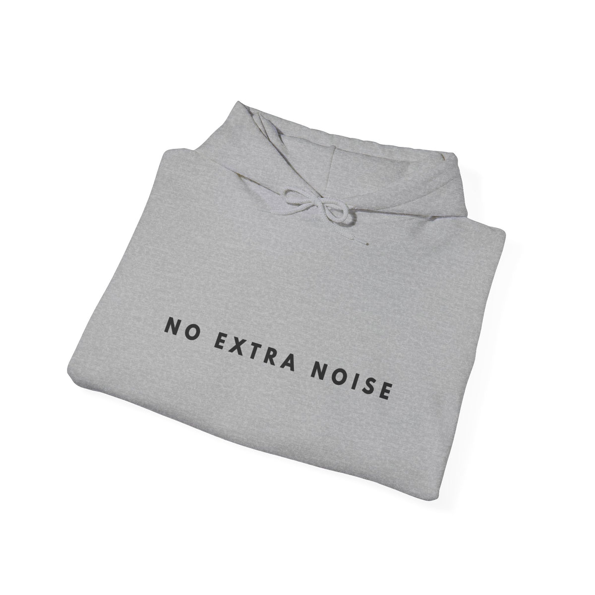 No Extra Noise Minimalist Hoodie