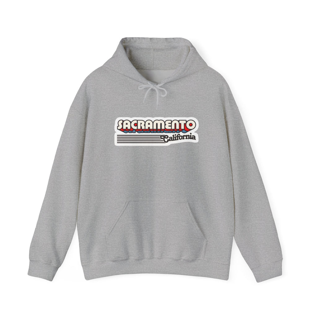 Sacramento California Retro Graphic Hoodie