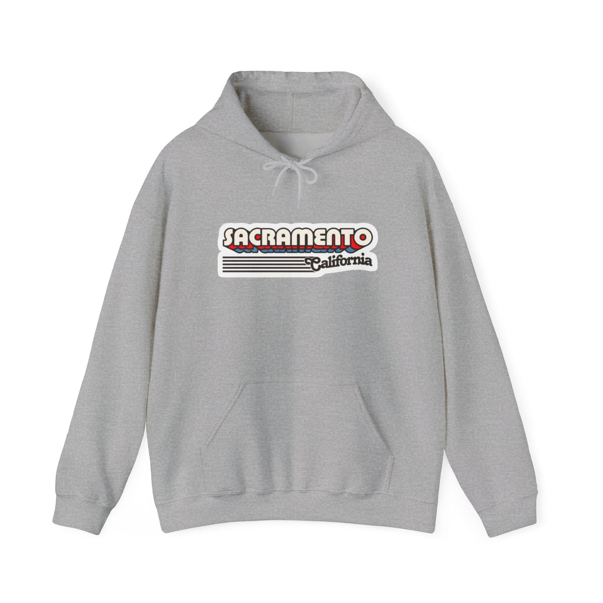 Sacramento California Retro Graphic Hoodie