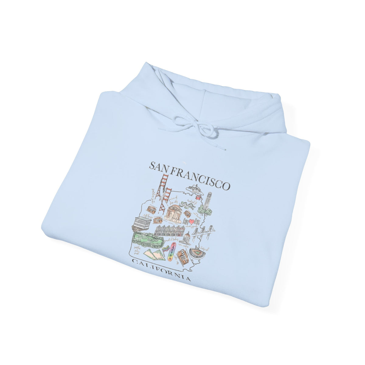 San Francisco California Souvenir Unisex Hoodie