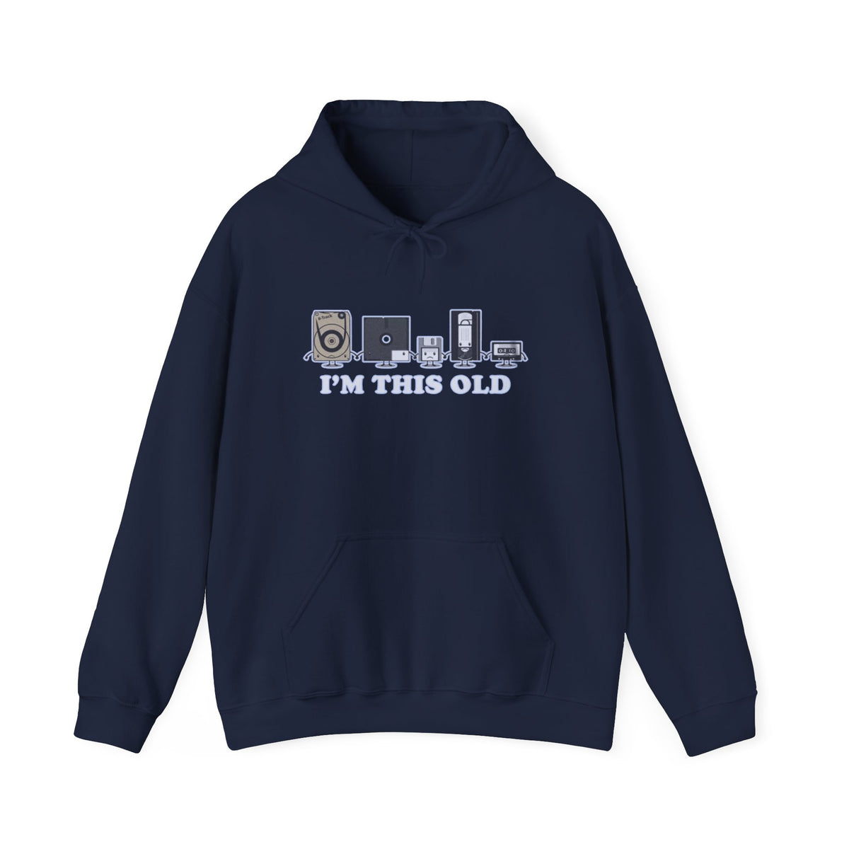 I’m This Old Funny Vintage-Inspired Unisex Hoodie