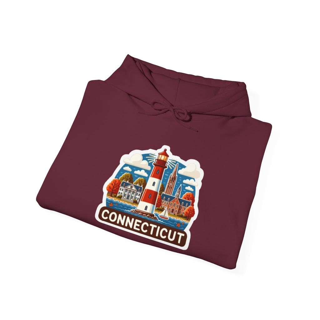 Connecticut Lighthouse Souvenir Hoodie